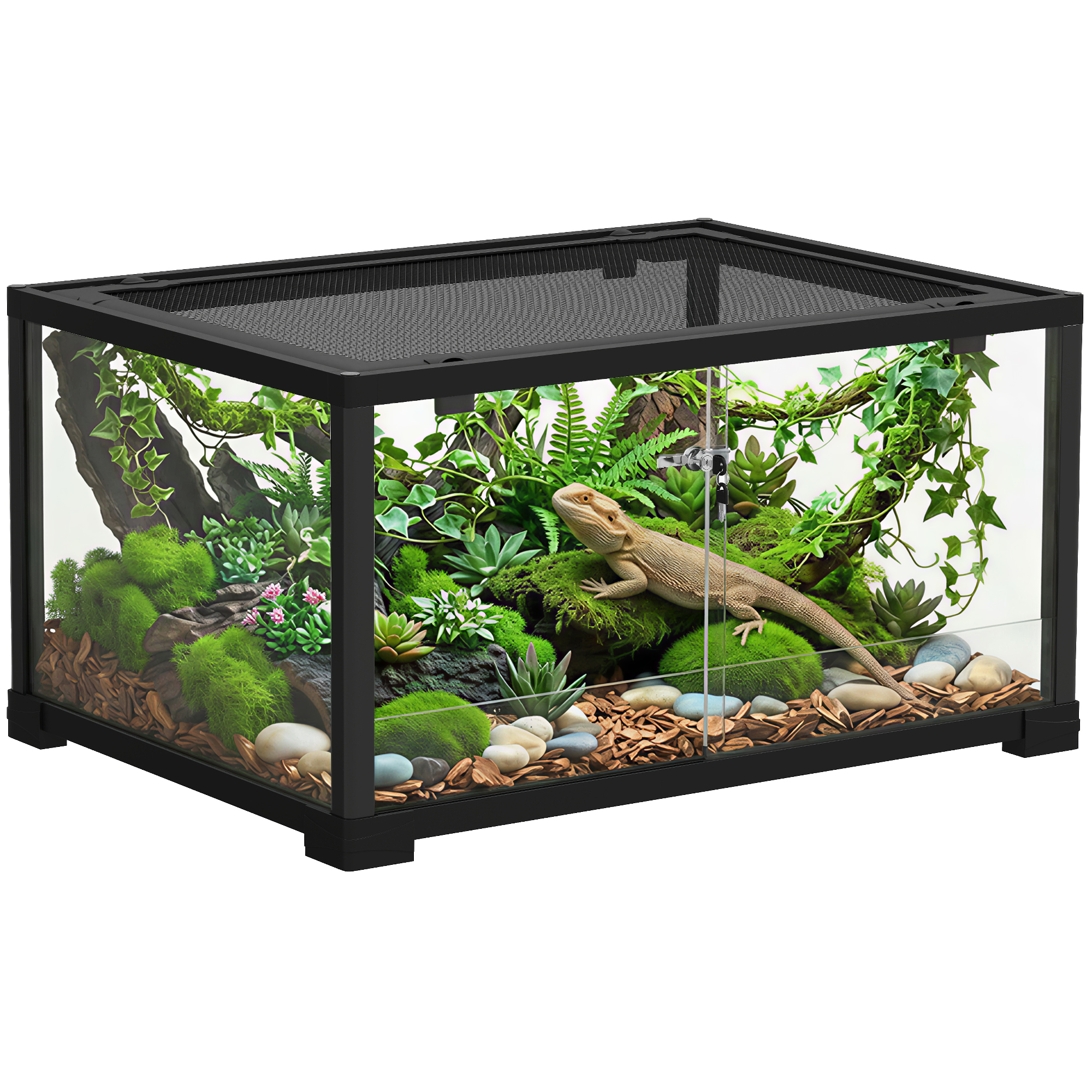 Immagine prodotto - Terrario in vetro per rettili