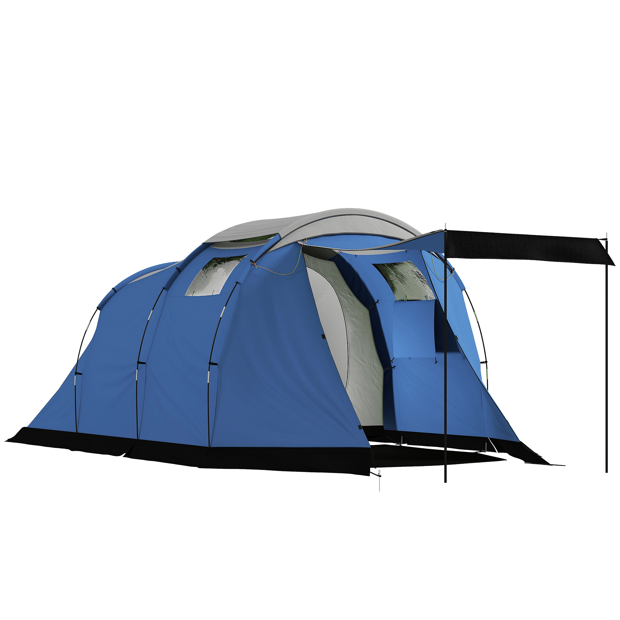 Immagine prodotto - Tenda da campeggio a tunnel blu scuro