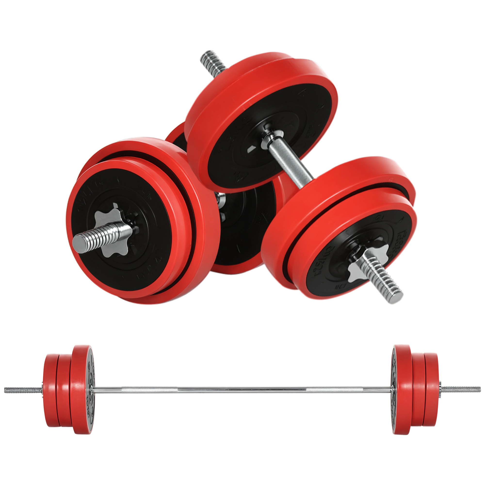Immagine prodotto - Set bilanciere e dischi 65kg