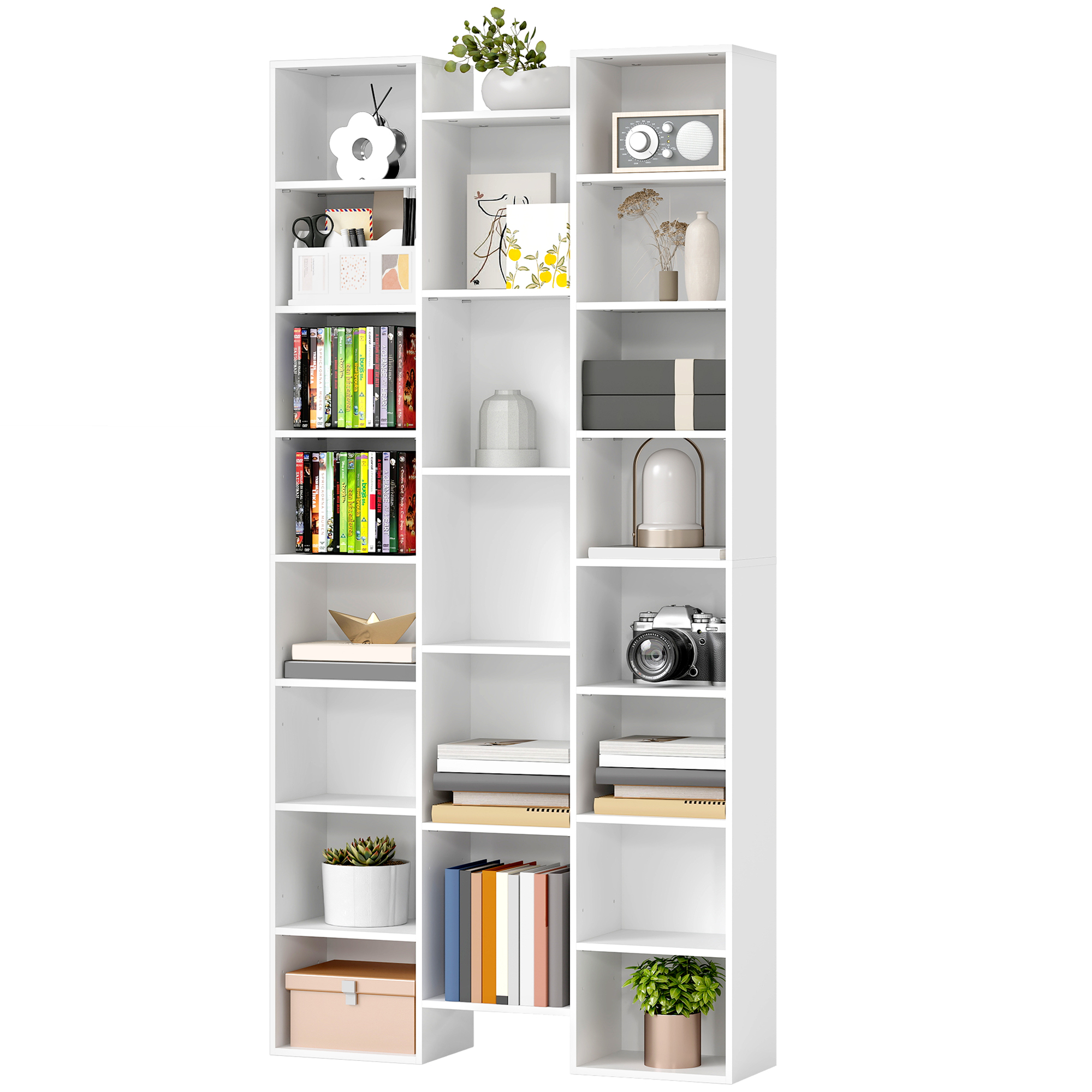 Immagine prodotto - Libreria 21 scomparti con ripiani regolabili