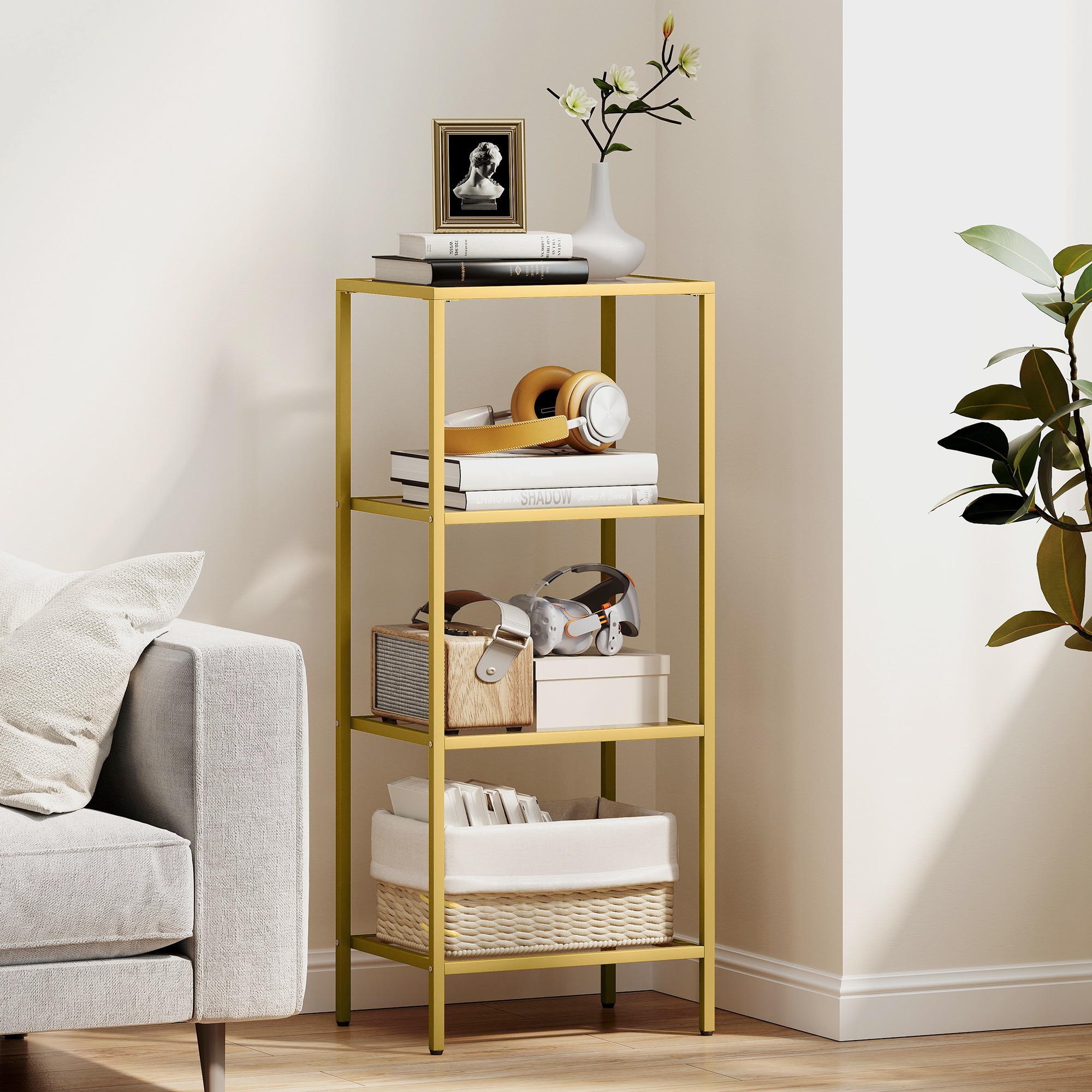 Mobiletto scaffale verticale per arredo casa