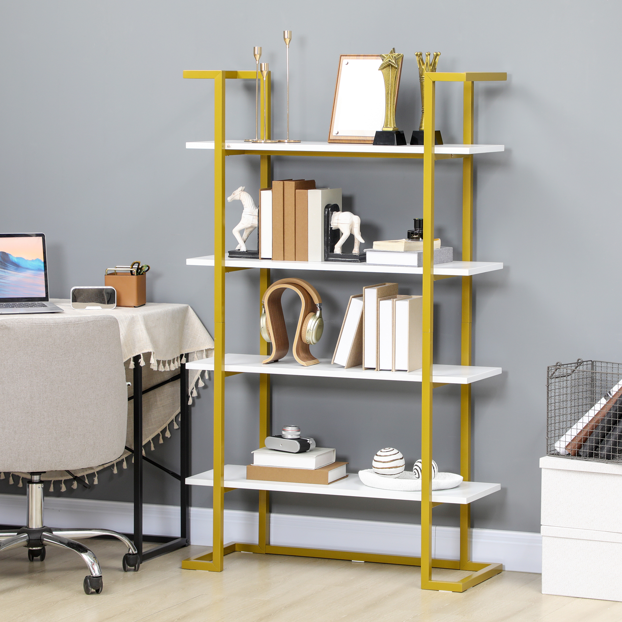 Immagine prodotto - Vista mobile libreria per casa e ufficio