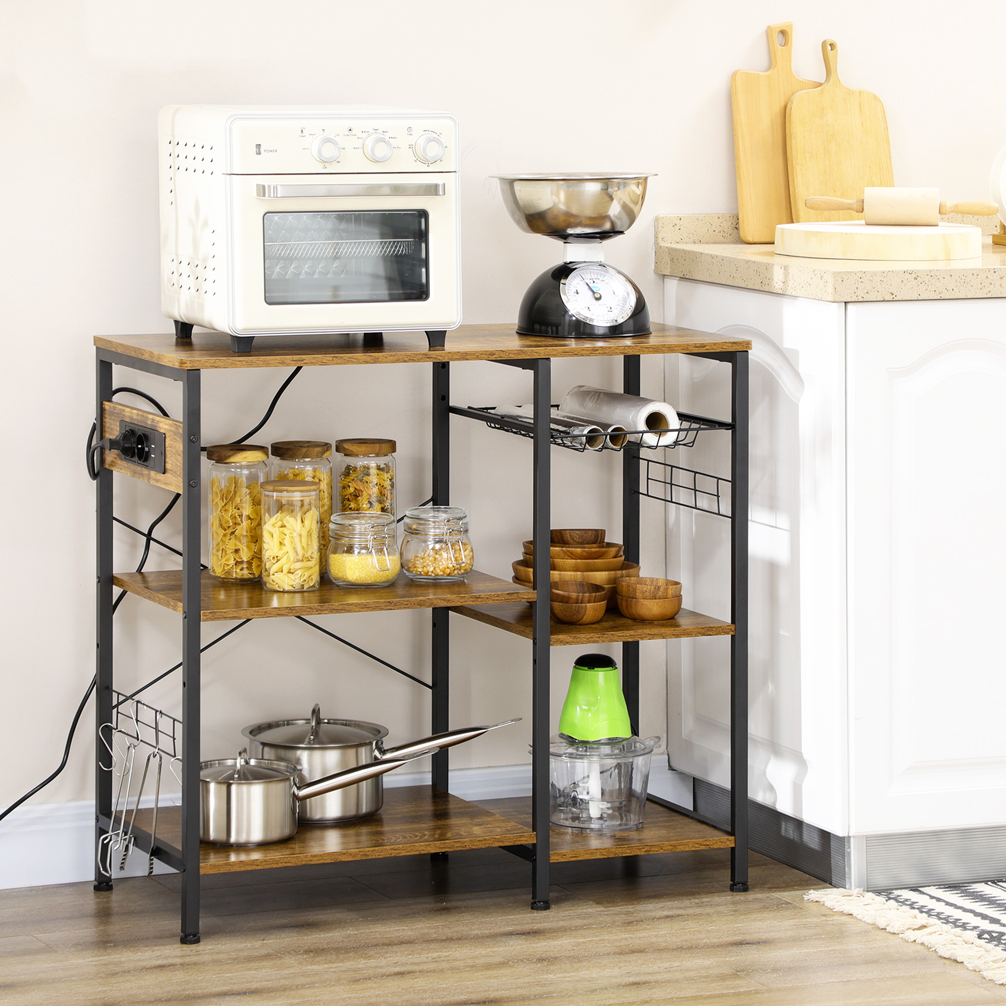 Vista prodotto - Mobile da cucina multiuso in truciolato