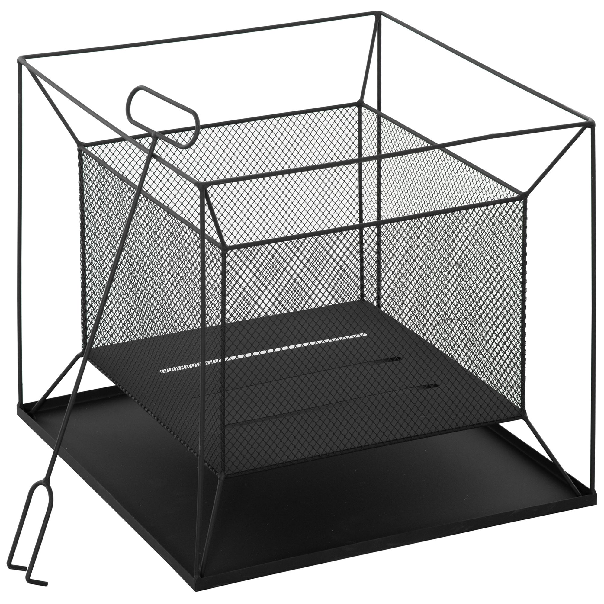Immagine prodotto - Braciere da giardino sospeso 45x45x43cm nero