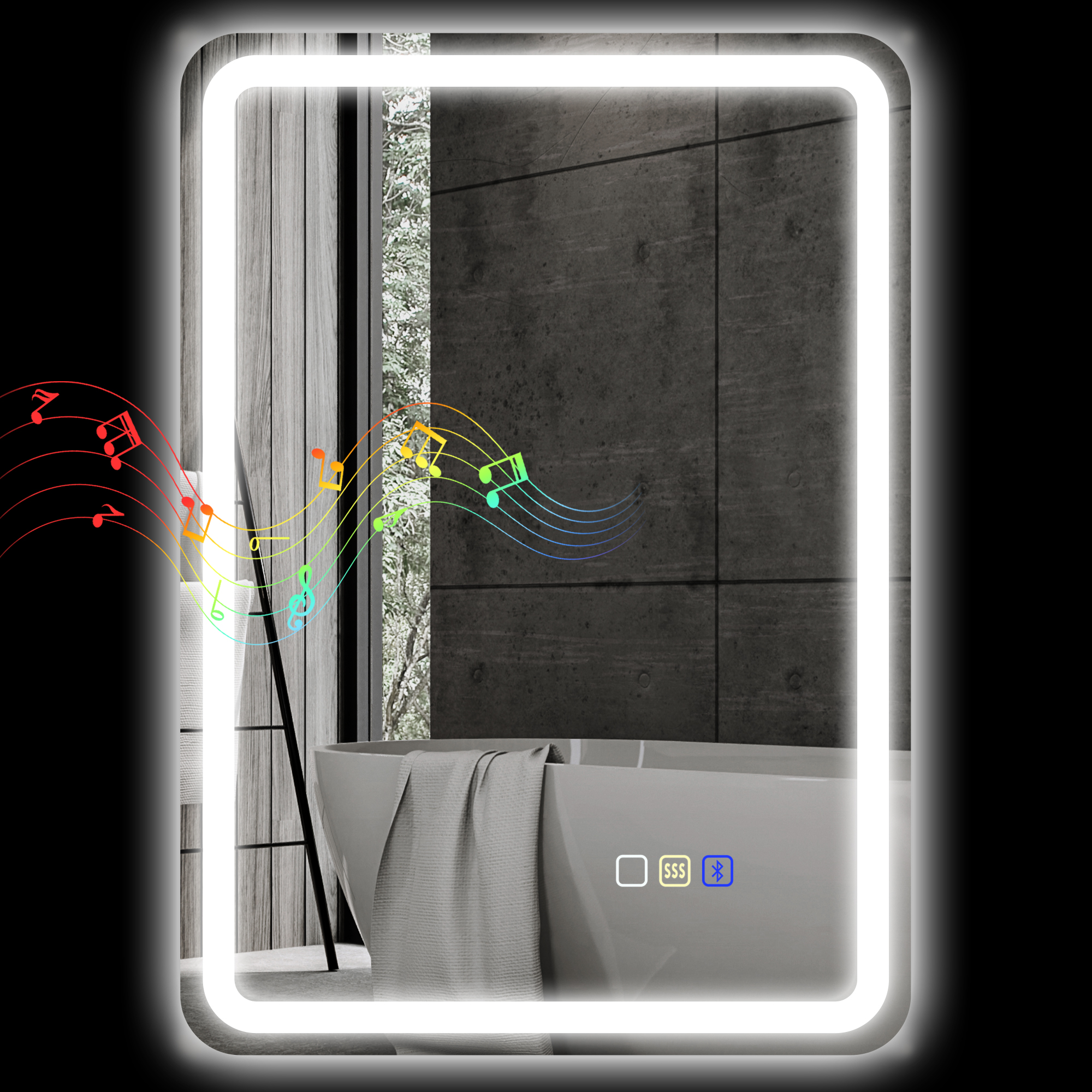 Immagine prodotto - Dettaglio illuminazione specchio LED