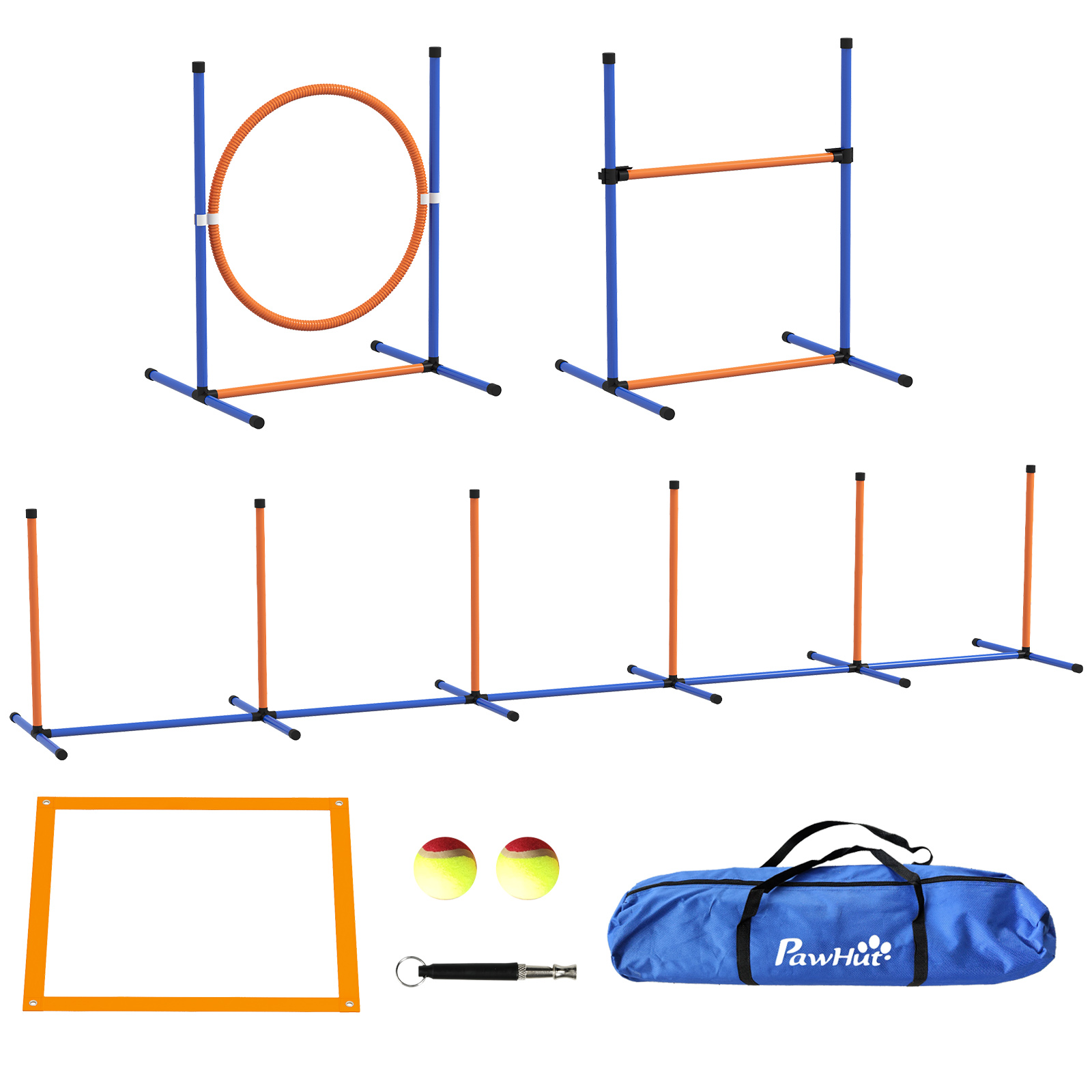 Immagine prodotto - Set agility dog per cani arancione