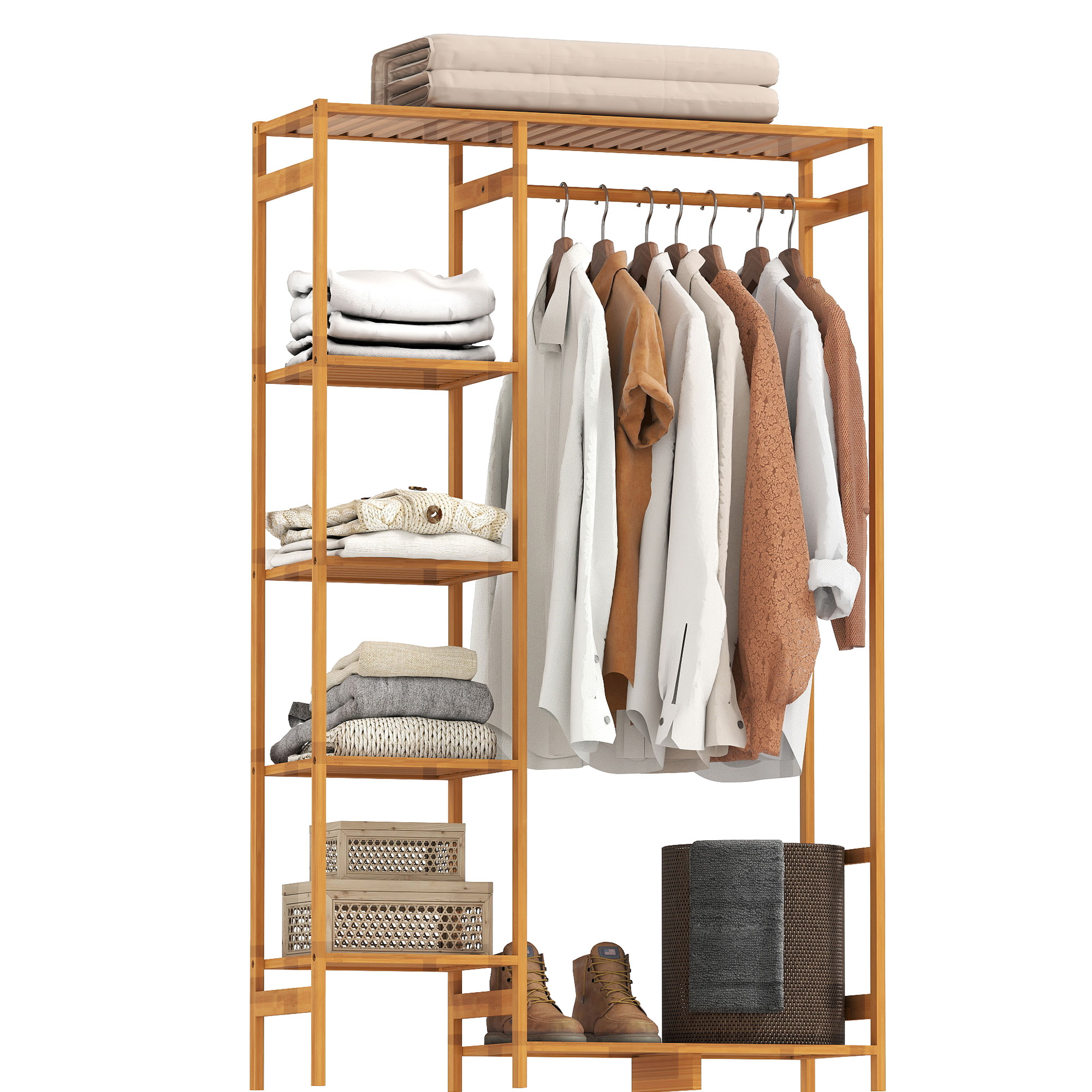 Immagine prodotto - Stand appendiabiti in bambu