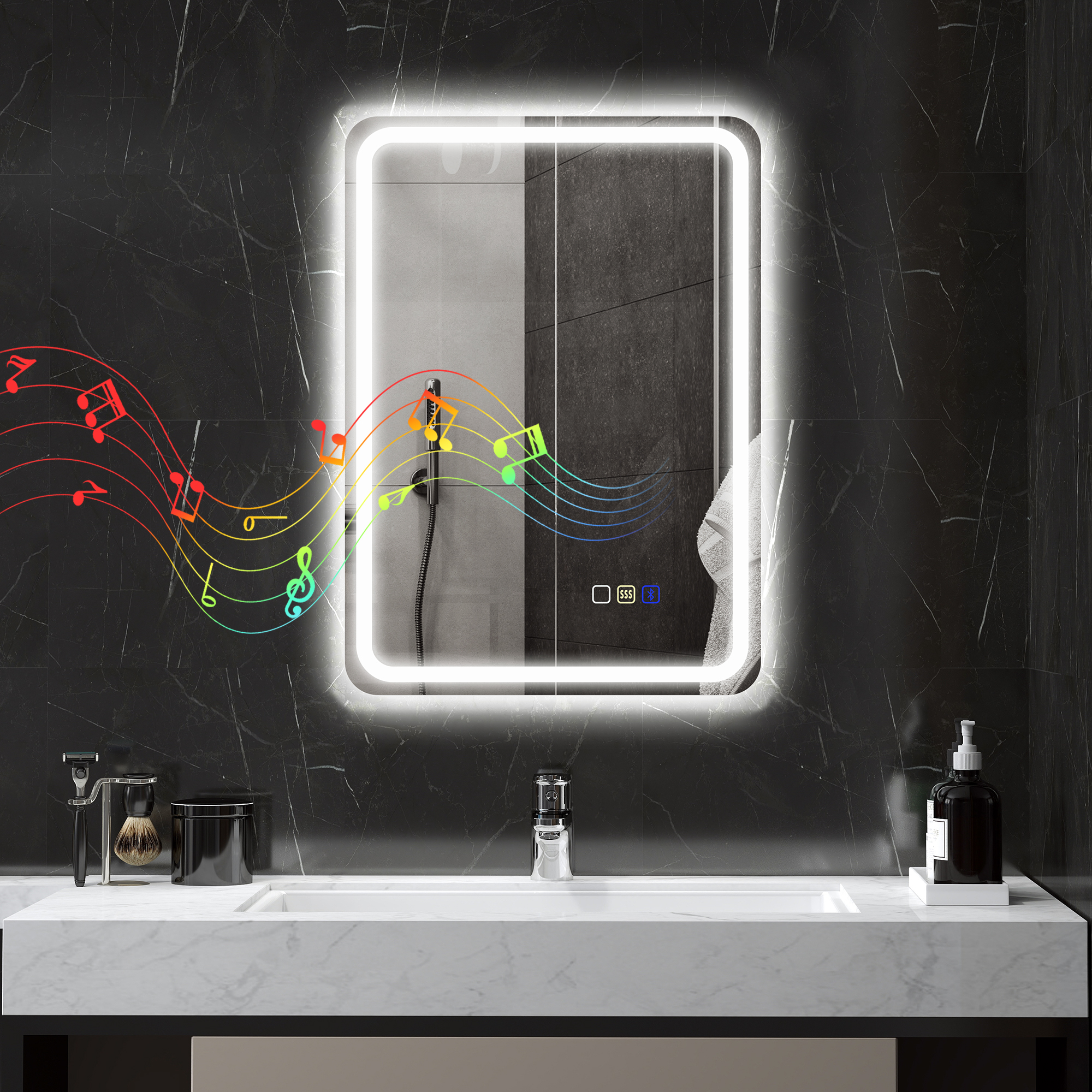 Immagine prodotto - Vista specchio bagno con Bluetooth