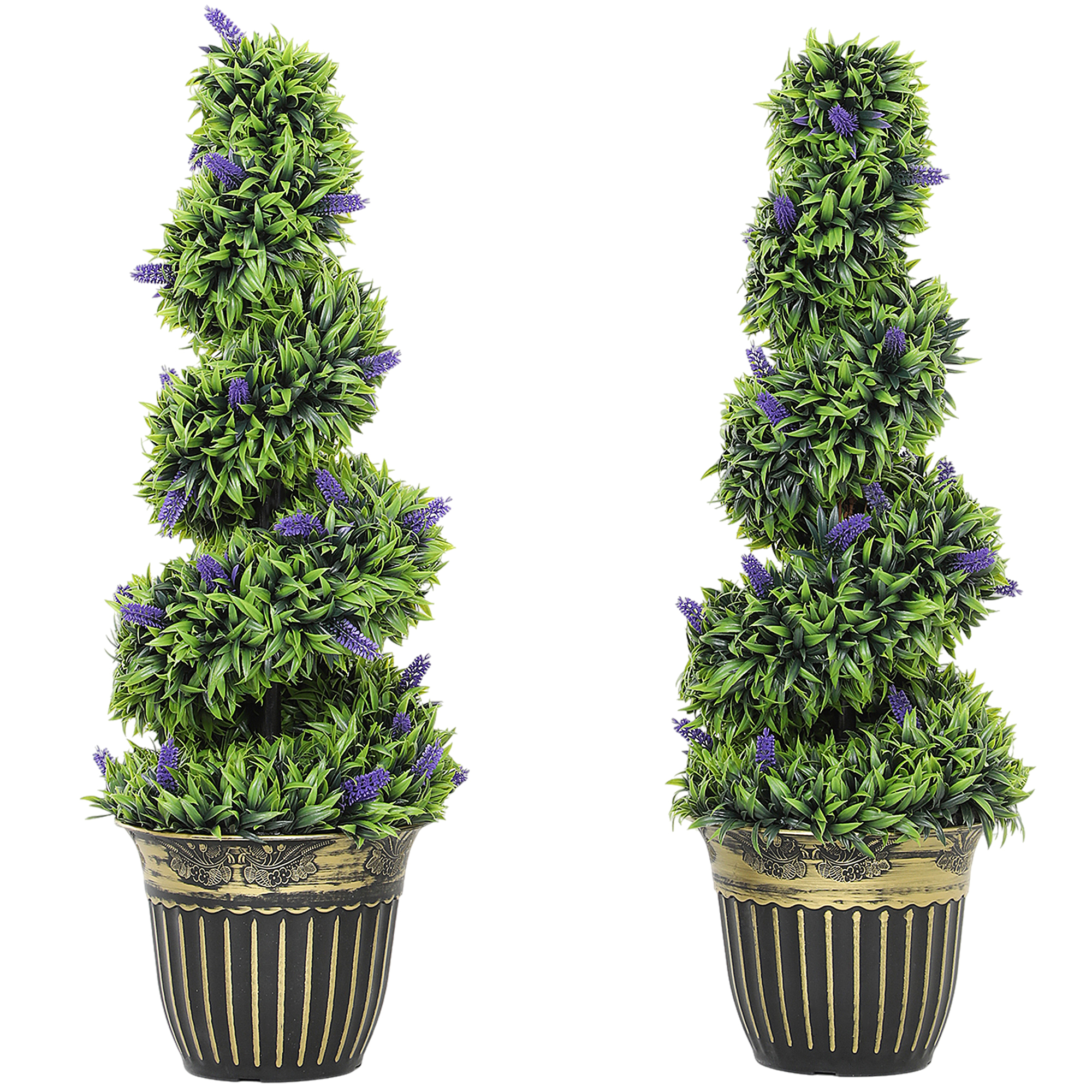 Immagine prodotto - Piante artificiali a spirale set 2