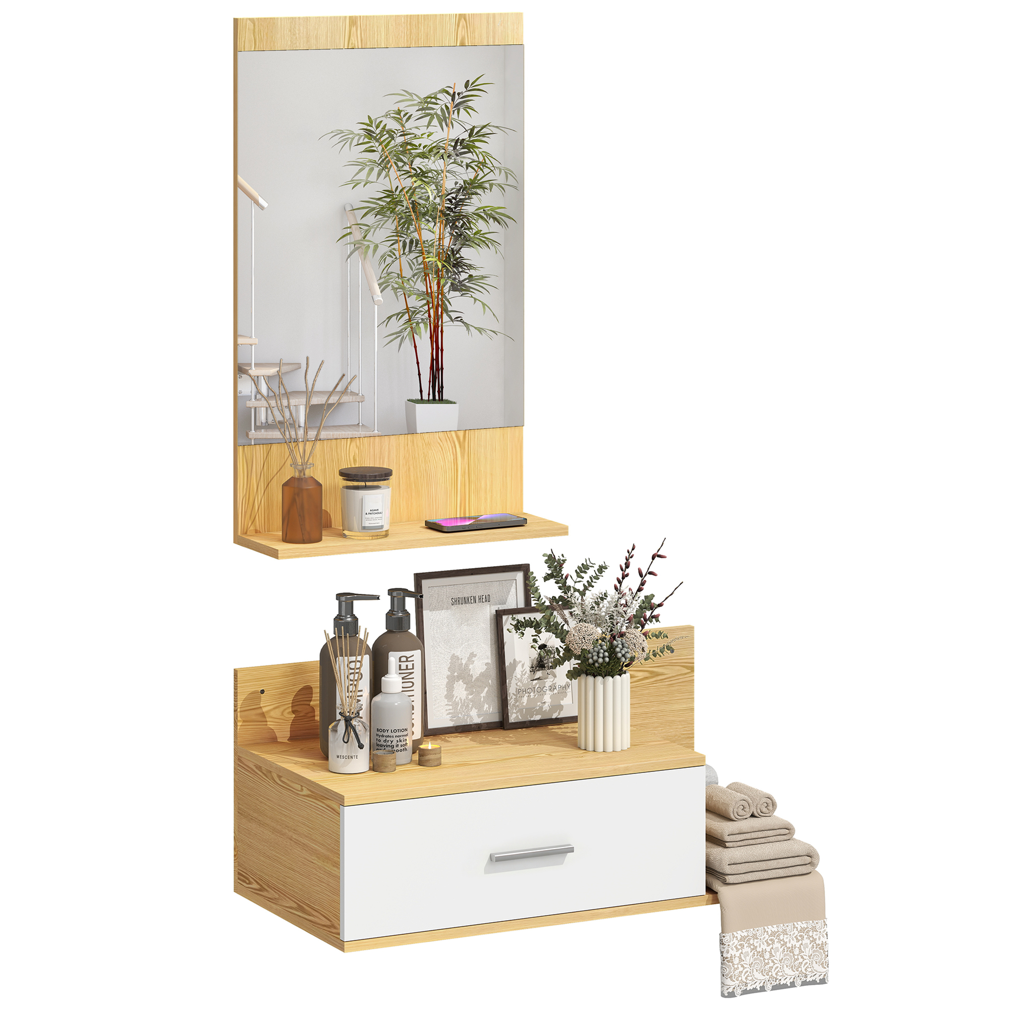 Immagine prodotto - Mobiletto con cassetto e ripiani