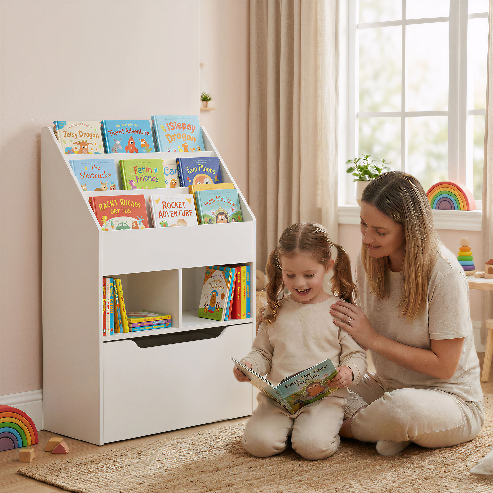 Mobile libreria per cameretta dimensioni 60x29.9x90cm