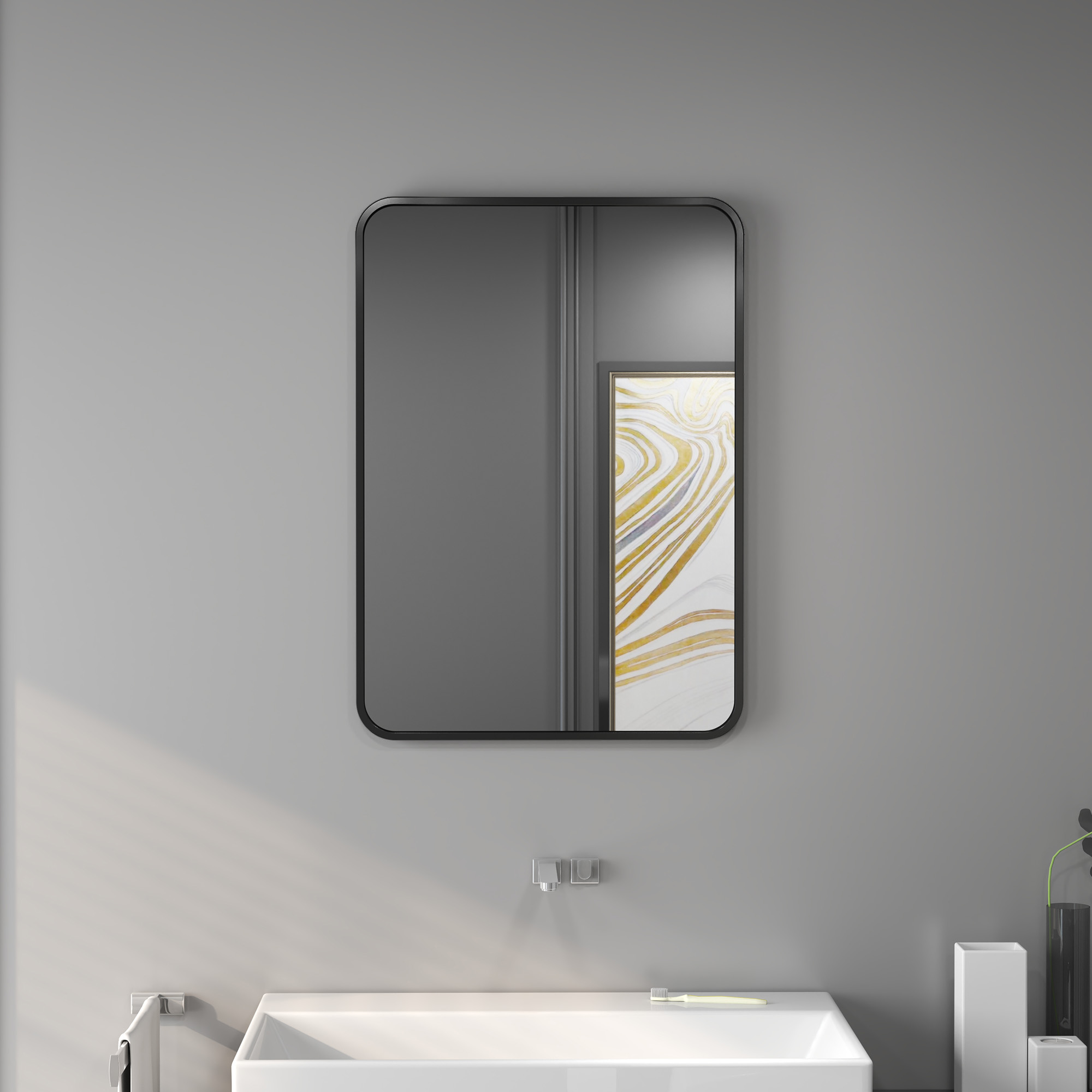 Specchio da parete 50x2.5x70 cm - Vista ambiente
