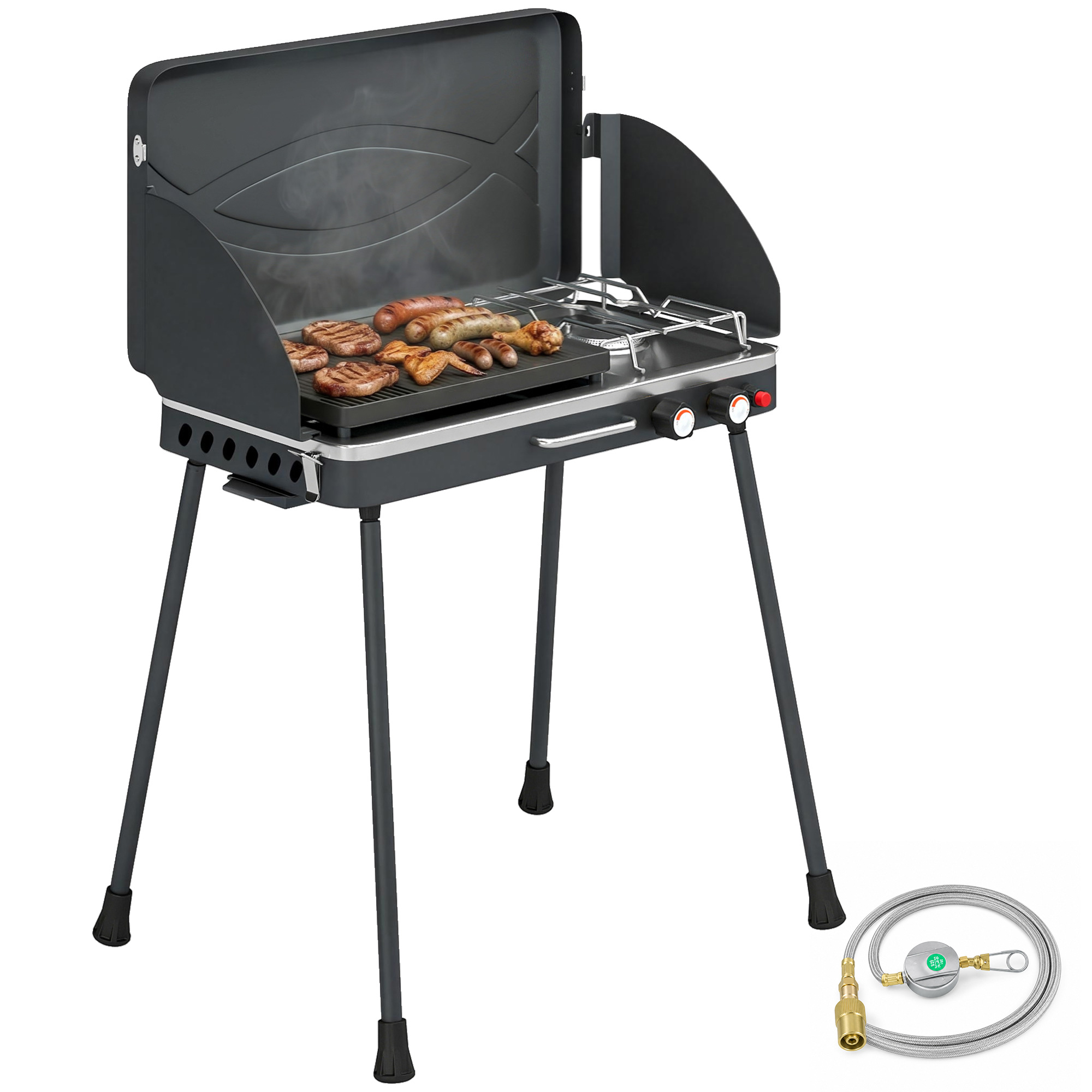 Immagine prodotto - Barbecue a gas propano 2-in-1